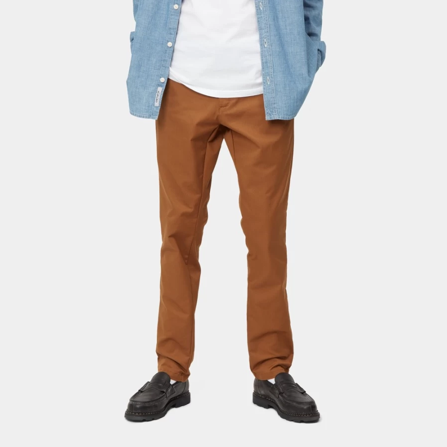 Carhartt WIP Sid Pant for Men in Hamilton Brown - Durable Workwear Trousers