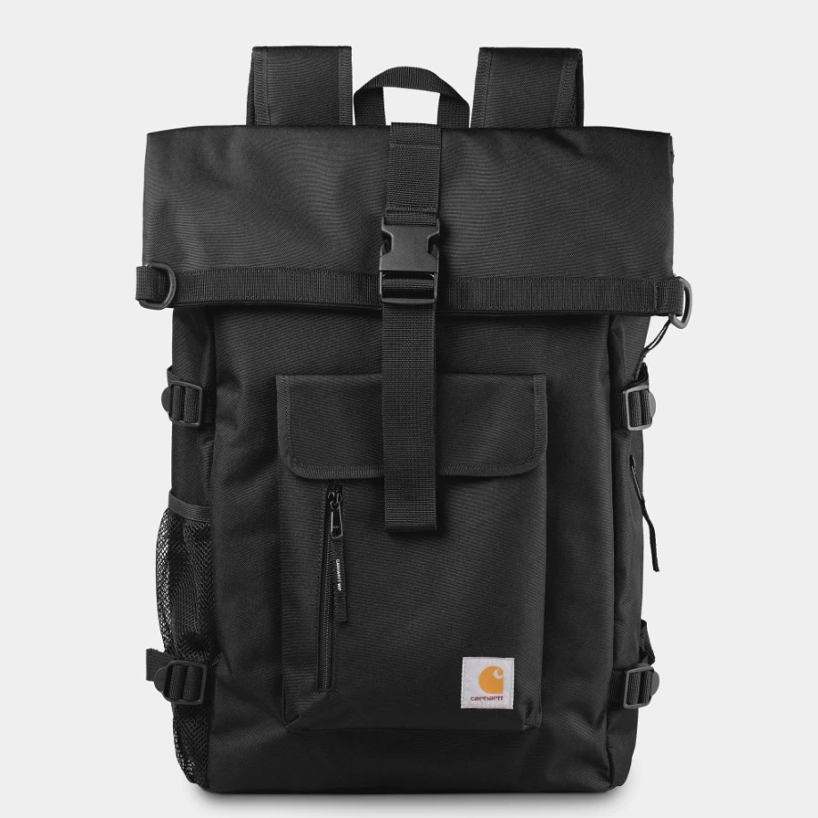 Carhartt WIP Philis Backpack - Durable Black Daypack for Work & Travel